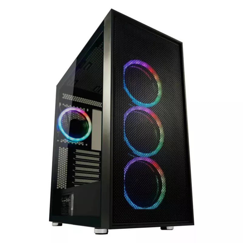 PC Case LC-Power Black_Wanderer_X Midi Tower Black