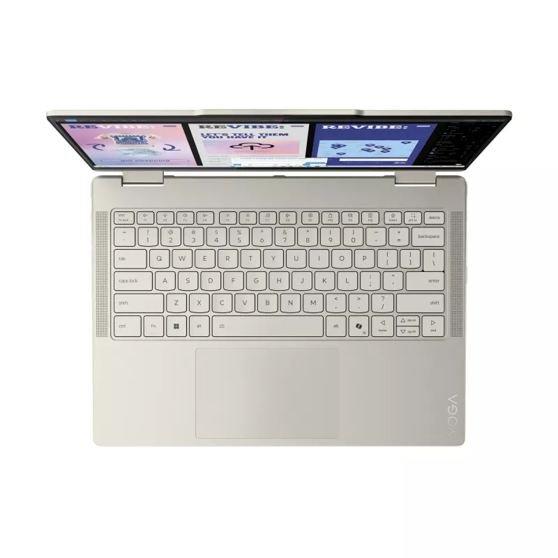Lenovo Yoga 7 2-in-1 14ILL10 Copilot+ PC Intel Core Ultra 5 226V Hybrid (2-in-1) 35.6 cm (14 inch) Touchscreen WUXGA 16 GB LPDDR5x-SDRAM 1 TB SSD Wi-Fi 7 (802.11be) Windows 11 Home German Grey
