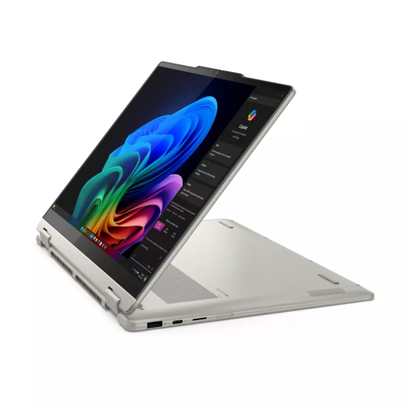 Lenovo Yoga 7 2-in-1 14ILL10 Copilot+ PC Intel Core Ultra 5 226V Hybrid (2-in-1) 35.6 cm (14 inch) Touchscreen WUXGA 16 GB LPDDR5x-SDRAM 1 TB SSD Wi-Fi 7 (802.11be) Windows 11 Home German Grey