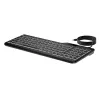 HP 400 Backlit Wired Keyboard Full-size USB Black