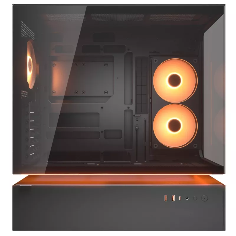 COUGAR Midi Tower Case, CFV235, ARGB, Glass, Black