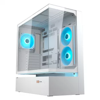 COUGAR Midi Tower Case, CFV235, ARGB, Glass, White
