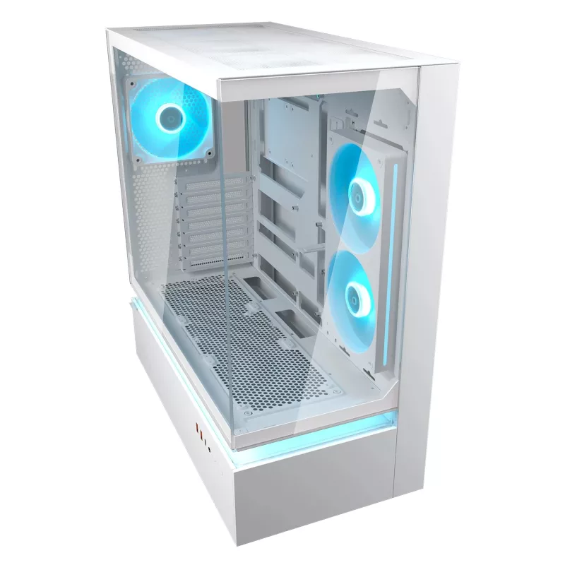 COUGAR Midi Tower Case, CFV235, ARGB, Glass, White