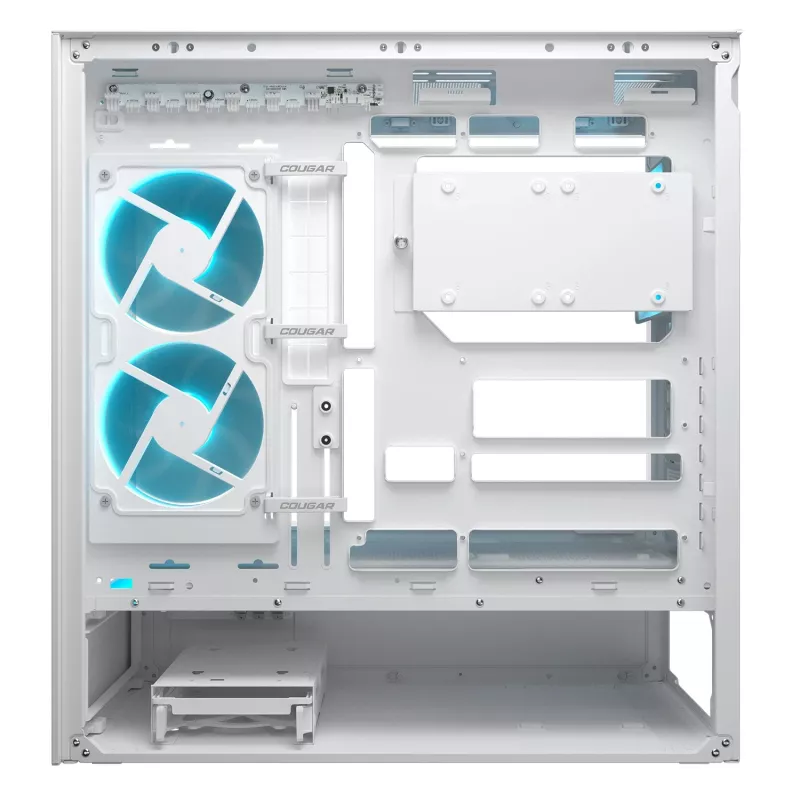 COUGAR Midi Tower Case, CFV235, ARGB, Glass, White