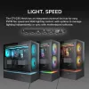 COUGAR Midi Tower Case, CFV235, ARGB, Mesh, Black