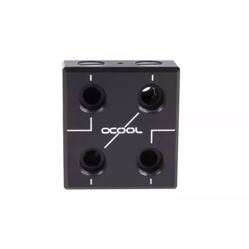 Water block Alphacool 12993 Acetal Copper Nickel Black 52mm 56mm 22.5mm