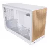 PC Case Lian Li A3-mATX Micro Tower — White with Wood, supports ATX/SFX/SFX-L PSUs, Micro-ATX/Micro-ITX, 1x3.5 inch + 2x2.5 inch
