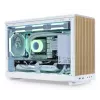 PC Case Lian Li A3-mATX Micro Tower — White with Wood, supports ATX/SFX/SFX-L PSUs, Micro-ATX/Micro-ITX, 1x3.5 inch + 2x2.5 inch