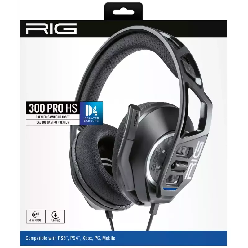 Nacon RIG 300 PRO HS gaming headset, black