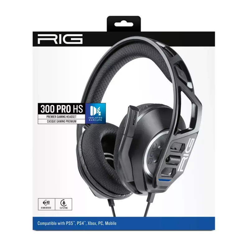 Nacon RIG 300 PRO HS gaming headset, black
