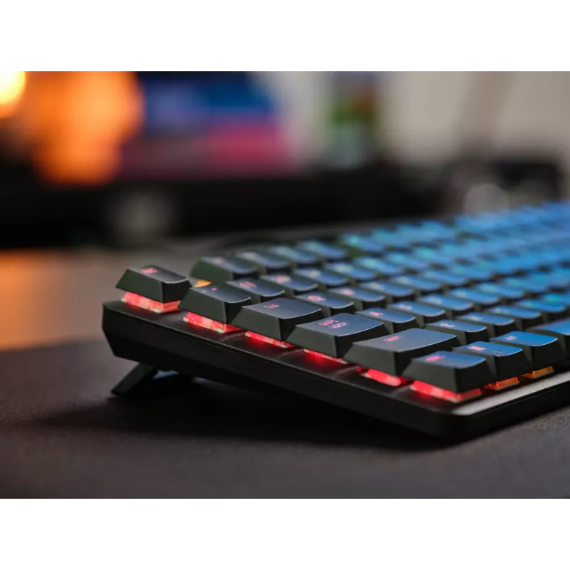 Mechanical Gaming Keyboard TRUST GXT 866 TORIX USB Full-size 104-key QWERTY Black RGB