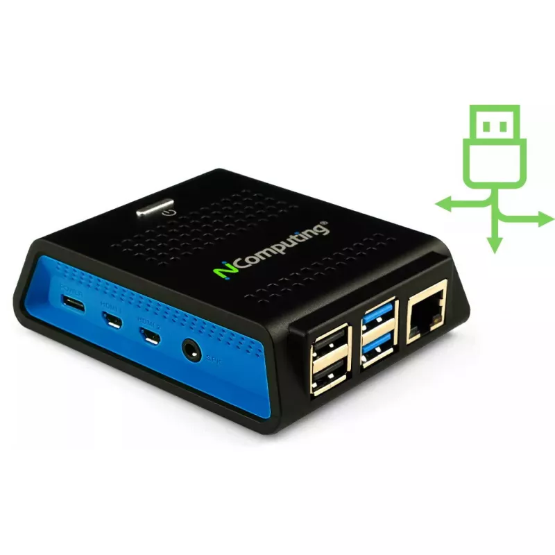 Computer NComputing RX420 RDP Intel Celeron 4GB RAM 32GB SSD Integrated Graphics Windows 10