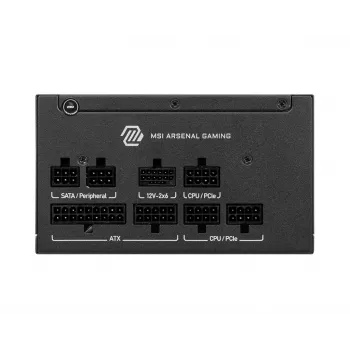 Power supply unit MSI MAG A750GLS PCIE5 750W 24-pin ATX Fully-Modular 80 PLUS Gold Black