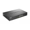 D-Link DGS-1010MP/E network switch Unmanaged L2 Gigabit Ethernet (10/100/1000) Power over Ethernet (PoE) 1U Black
