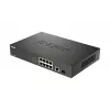 D-Link DGS-1010MP/E network switch Unmanaged L2 Gigabit Ethernet (10/100/1000) Power over Ethernet (PoE) 1U Black