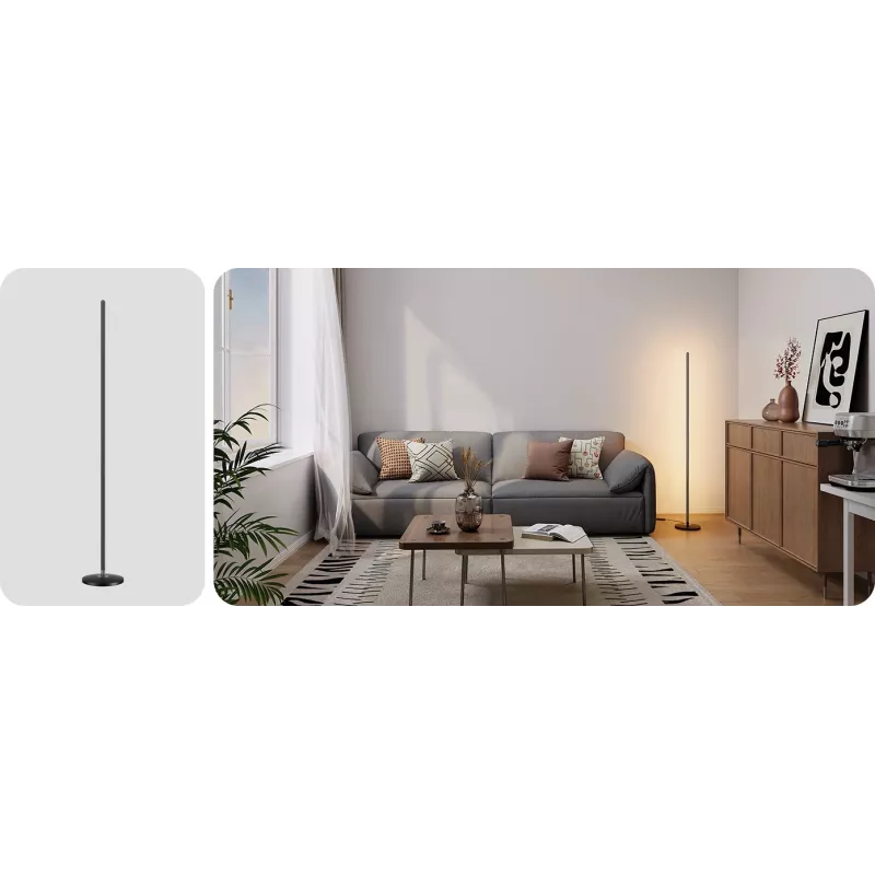 Floor lamp Govee Matter RGBICW H8076C13 — smart LED lighting with RGBIC and tunable white