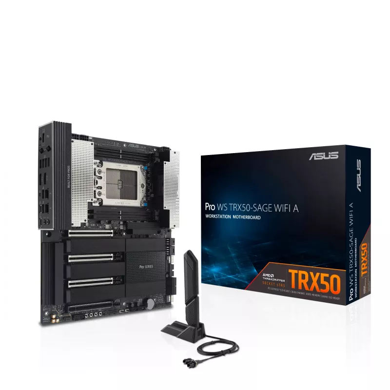 Motherboard ASUS PRO WS TRX50-SAGE WIFI A — AMD TRX50, Socket sTR5, CEB, DDR5, Wi‑Fi 7