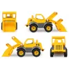 Lena EcoActives Earth mover, Tractor, 2 yr(s), Plastic, Wood, Black, Grey, Yellow