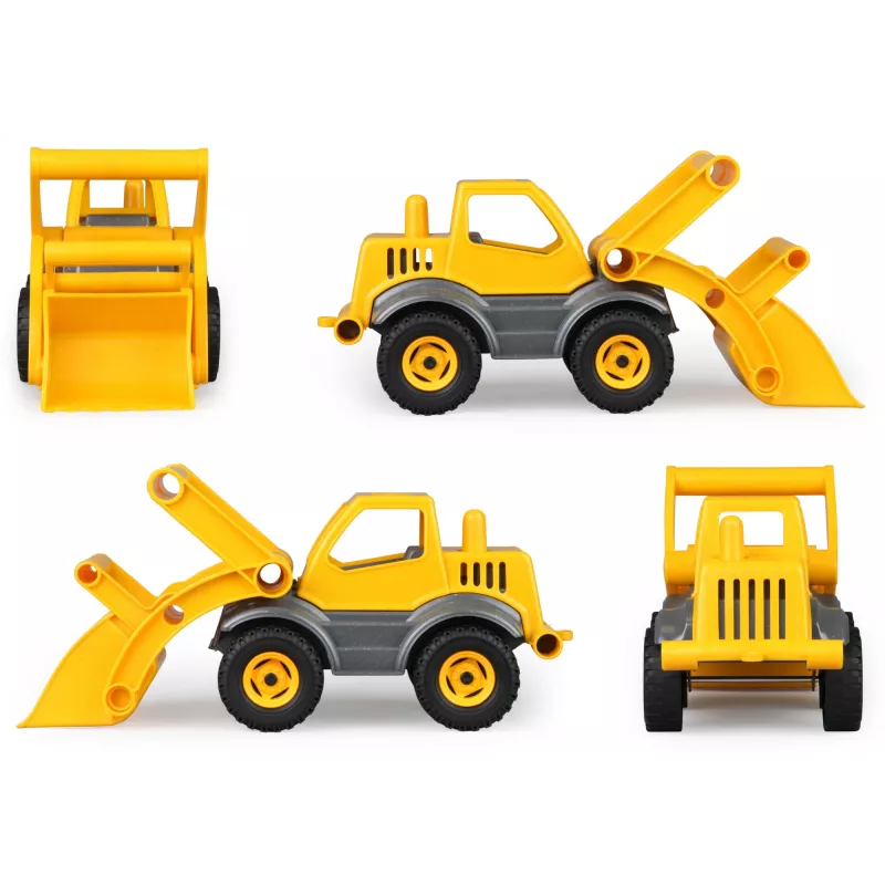 Lena EcoActives Earth mover, Tractor, 2 yr(s), Plastic, Wood, Black, Grey, Yellow