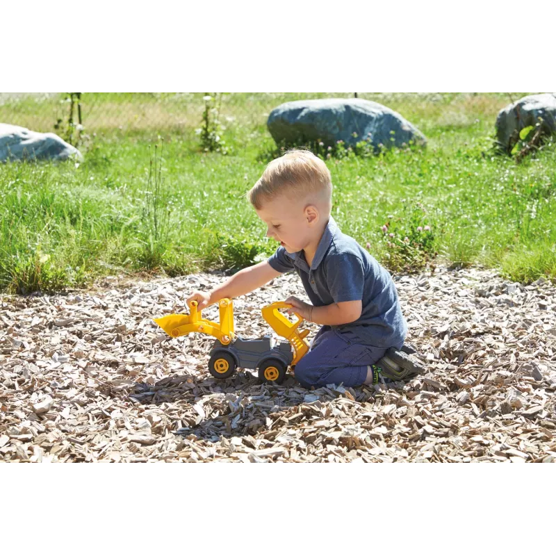 Lena EcoActives Earth mover, Tractor, 2 yr(s), Plastic, Wood, Black, Grey, Yellow