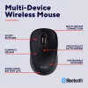 Trust Yvi+ mouse Universal Ambidextrous RF Wireless + Bluetooth Optical 1600 DPI