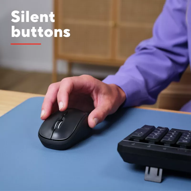 Trust Yvi+ mouse Universal Ambidextrous RF Wireless + Bluetooth Optical 1600 DPI
