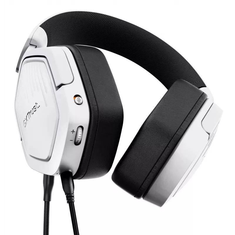 Trust GXT492W Carus Headset Wired Head-band Gaming White