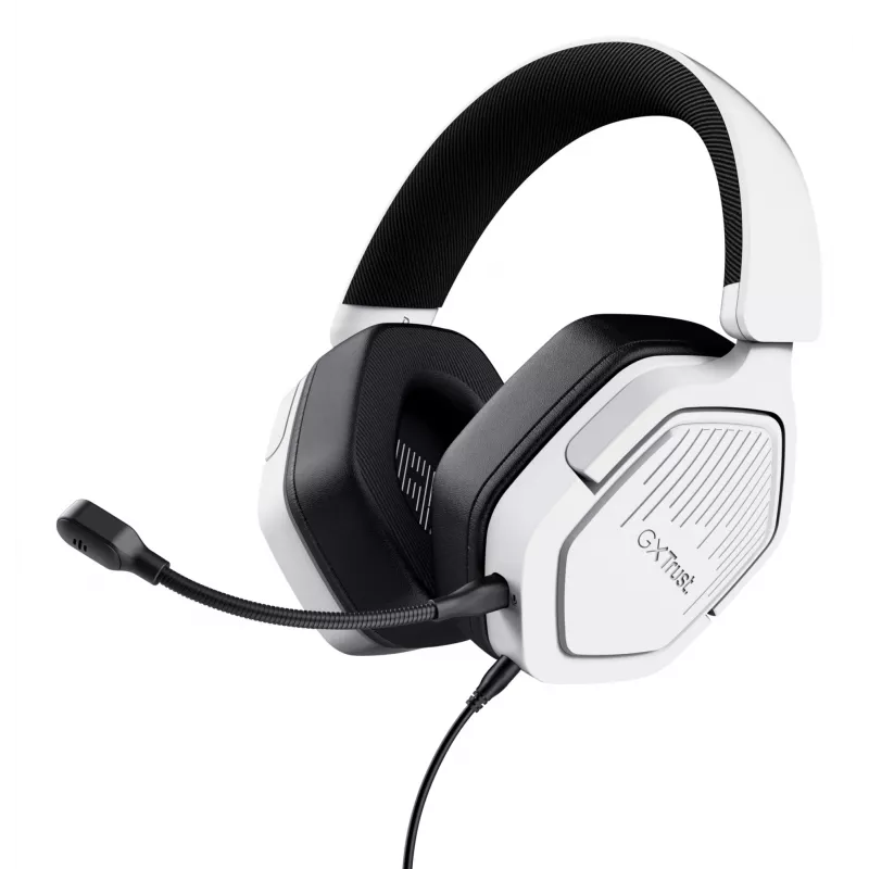 Trust GXT492W Carus Headset Wired Head-band Gaming White