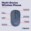 Trust Yvi+ mouse Universal Ambidextrous RF Wireless + Bluetooth Optical 1600 DPI
