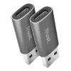 Trust Calyx USB Type-C USB Type-A Grey Connector 1 USB Type-C Connector 2 USB Type-A