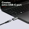 Trust Calyx USB Type-C USB Type-A Grey Connector 1 USB Type-C Connector 2 USB Type-A