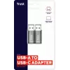 Trust Calyx USB Type-C USB Type-A Grey Connector 1 USB Type-C Connector 2 USB Type-A