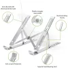 Laptop stand Techly ICA-TBL 134TY Silver Aluminium Height 55-155mm