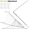 Laptop stand Techly ICA-TBL 134TY Silver Aluminium Height 55-155mm
