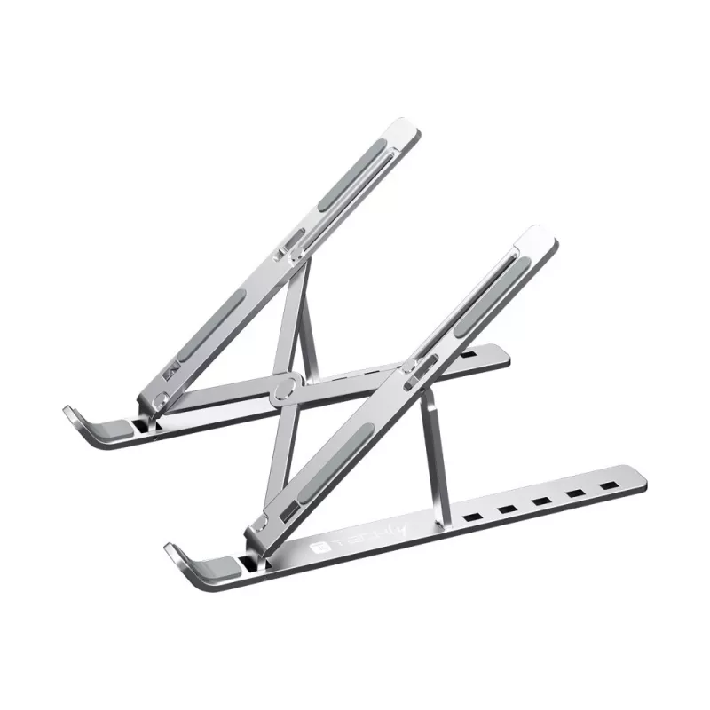 Laptop stand Techly ICA-TBL 134TY Silver Aluminium Height 55-155mm