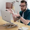 Laptop stand Techly ICA-TBL 134TY Silver Aluminium Height 55-155mm