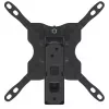 Manhattan Wall Mount for TV & Monitors (Full Motion), For screens 13 inch to 42 inch, VESA compatibility: all between 75x75mm to 200x200mm - check the dimensions of the four mounting holes on back of screen to ensure it fits, Max 20kg, Black, Bracket