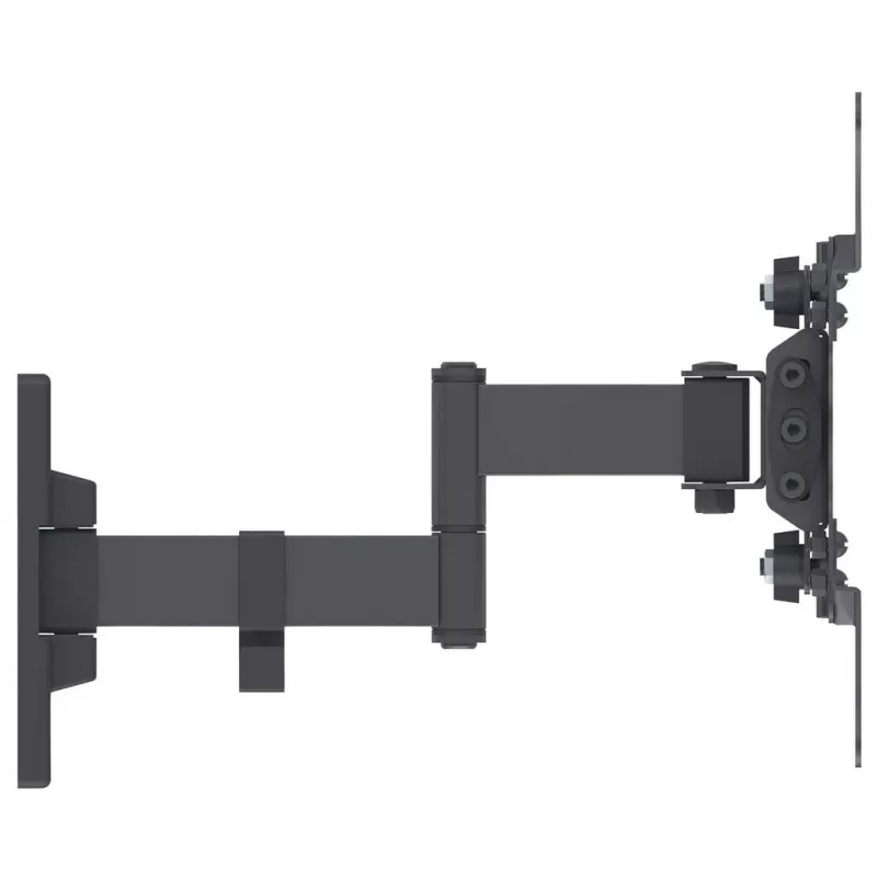 Manhattan Wall Mount for TV & Monitors (Full Motion), For screens 13 inch to 42 inch, VESA compatibility: all between 75x75mm to 200x200mm - check the dimensions of the four mounting holes on back of screen to ensure it fits, Max 20kg, Black, Bracket