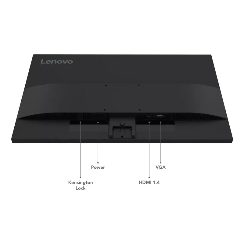 27-inch Lenovo ThinkVision S27-4e monitor, 1920×1080 Full HD, IPS, 6 ms, 300 cd/m², VESA, black