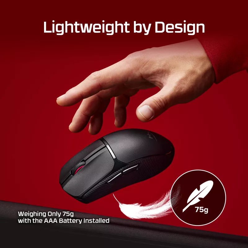 Mouse HyperX Pulsefire Fuse Wireless RF Wireless + Bluetooth
