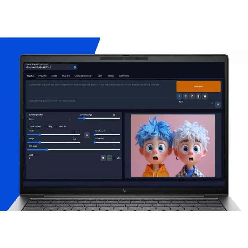 Mobile workstation HP ZBook 8 G1i — 14 inch WUXGA, Intel Core Ultra 7 255H, 16GB DDR5, 512GB SSD, NVIDIA RTX 500 Ada, Windows 11 Pro, Silver