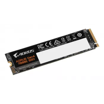 Internal M.2 NVMe SSD GIGABYTE AORUS Gen4 7000E 1 TB — 7100 MB/s read, 6100 MB/s write, M.2 2280