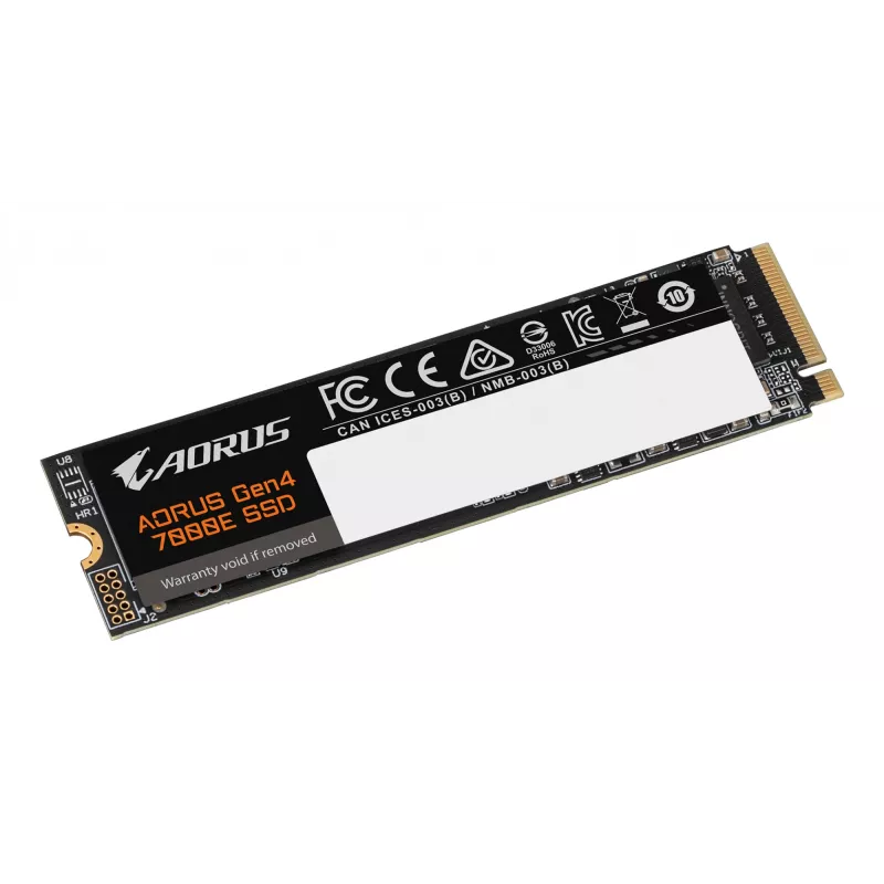 Internal M.2 NVMe SSD GIGABYTE AORUS Gen4 7000E 1 TB — 7100 MB/s read, 6100 MB/s write, M.2 2280