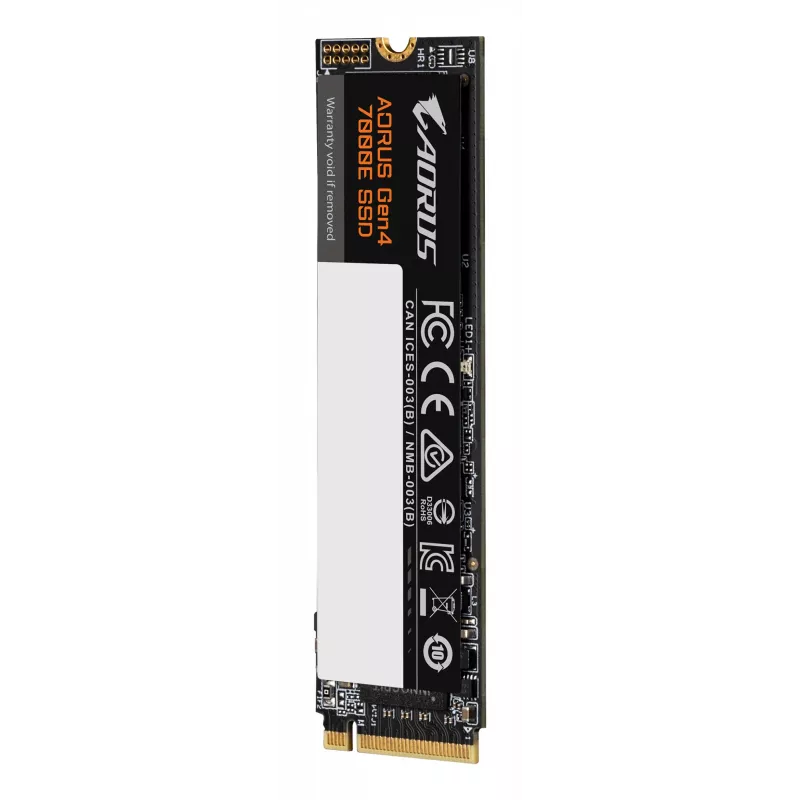 Internal M.2 NVMe SSD GIGABYTE AORUS Gen4 7000E 1 TB — 7100 MB/s read, 6100 MB/s write, M.2 2280
