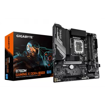 Motherboard GIGABYTE B760M GAMING X DDR4 GEN5, Micro ATX, LGA1700, B760, 4x DIMM up to 128GB, 2x PCIe 4.0 M.2, 2.5GbE