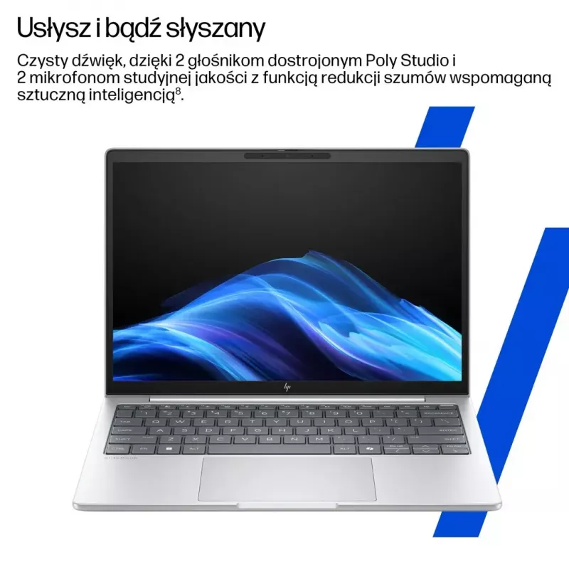 Notebook HP EliteBook G8 Ultra 7 255U 16 inch WUXGA IPS 400 nits 32GB DDR5 5600 1TB SSD Arc Cam IR 5MP 62Wh W11Pro Glacier Silver