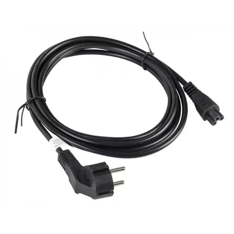 Power Cable Lanberg CA-C5CA-11CC-003-BK 3m C5 Coupler CEE7/7