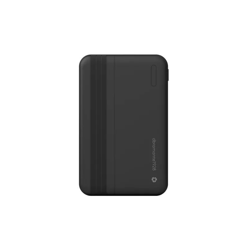 dbramante1928 re-charge - Power Bank 5K - BLK, 5000 mAh, Black