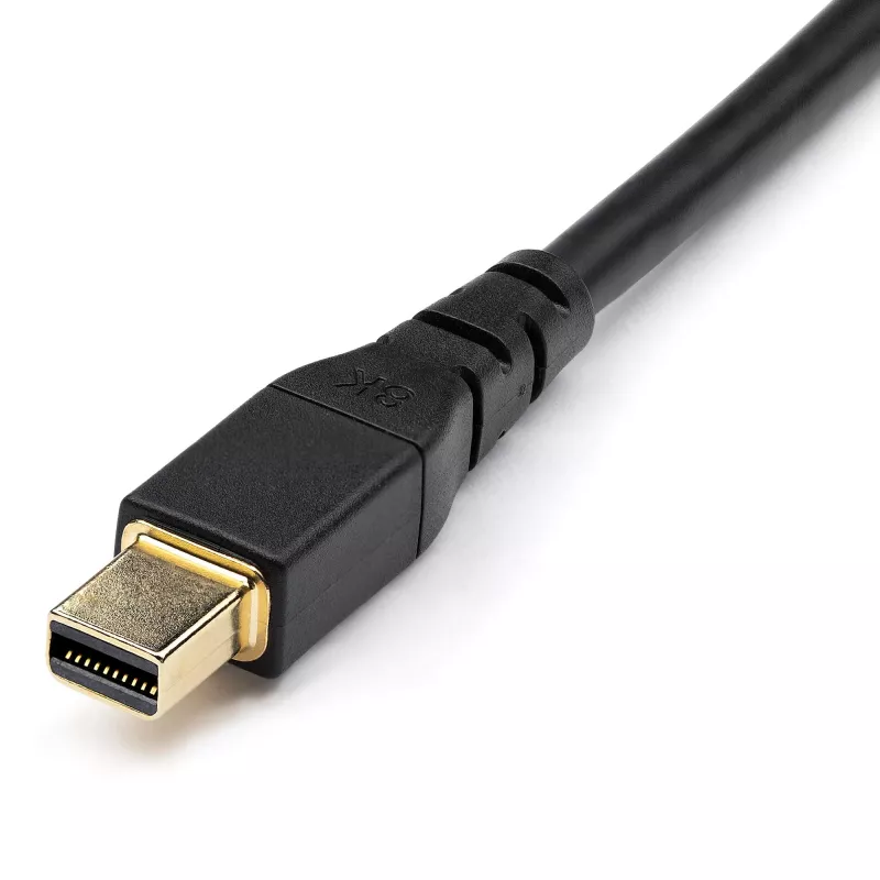StarTech.com 6ft (2m) VESA Certified Mini DisplayPort to DisplayPort 1.4 Cable - 8K 60Hz HBR3 HDR - Super UHD mDP to DP 1.4 Cord - Slim (34 AWG) Ultra HD 4K 120Hz - Monitor/Video Cable
