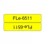 Brother FLE-6511 label-making tape Black on yellow